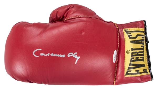 Muhammad Ali Signed "Cassius Clay" Everlast Boxing Glove (JSA)